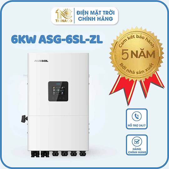 Inverter Auxsol 6kW ASG-6SL-ZL - Inverter 6KW